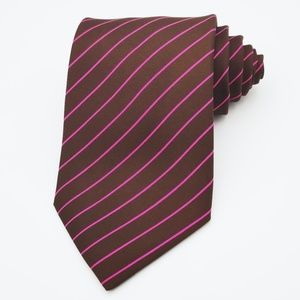 Hermes Striped Silk Tie